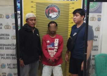 AS Tak Berkutik Saat Ditangkap Team Opsnal Resnarkoba Polres Sibolga Miliki Sabu