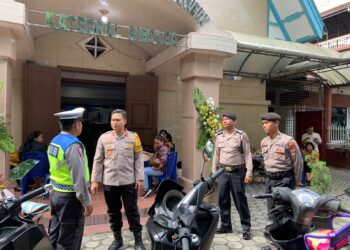 Berikan Rasa Aman Di Gereja, Polres Sibolga Laksanakan Pengamanan Perayaan Hari Paskah