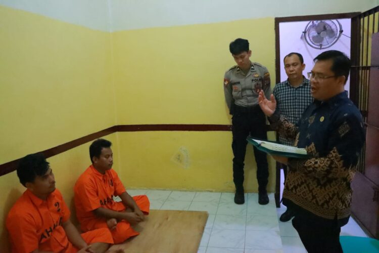 Para Tahanan Polres Sibolga Merayakan Hari Paskah Dipimpin Pendeta