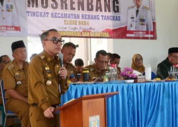 Musrenbang Tingkat Kecamatan Rebang Tangkas, Bupati Adipati Kembali Himbau Masyarakat Berpartisipasi Dalam Pemilu Serentak Tahun 2024