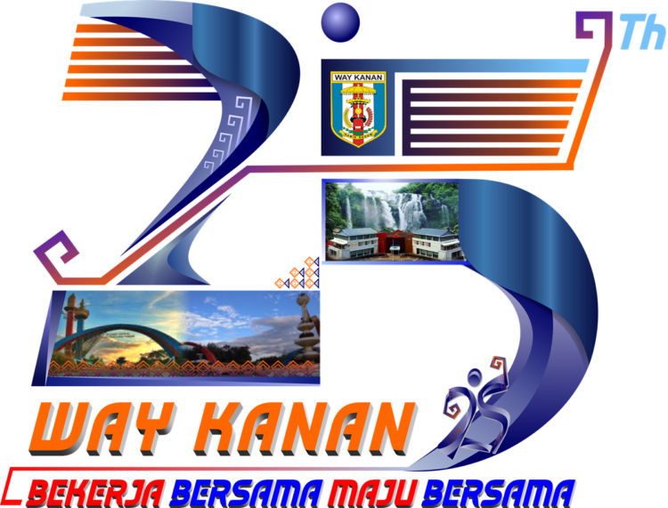 Logo Resmi dan Tema “Bekerja Bersama, Maju Bersama” Peringati HUT ke-25 Kabupaten Way Kanan Logo Resmi dan Tema “Bekerja Bersama, Maju Bersama” Peringati HUT ke-25 Kabupaten Way Kanan