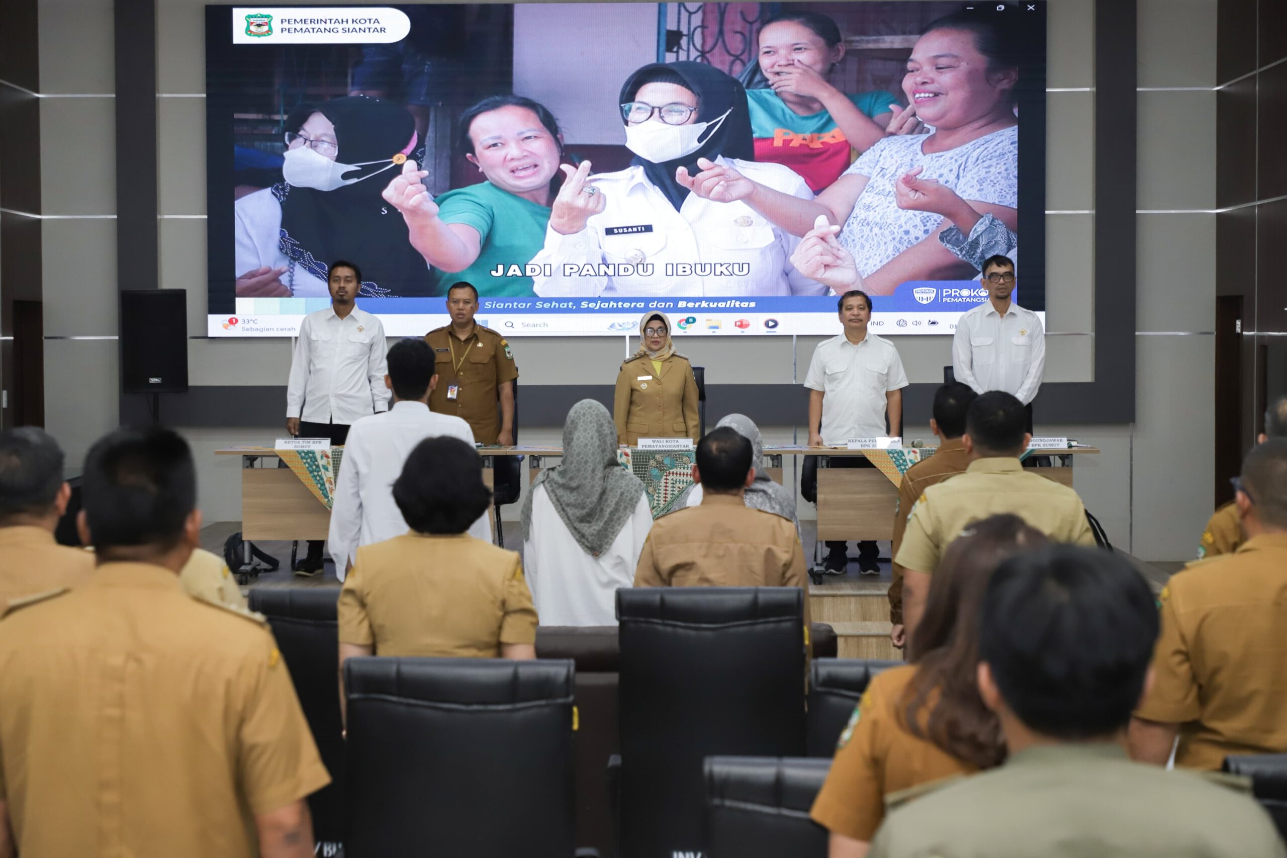 Wali Kota Pematangsiantar Entry Meeting bersama Kepala BPK Perwakilan Provinsi Sumut Wali Kota Pematangsiantar Entry Meeting bersama Kepala BPK Perwakilan Provinsi Sumut
