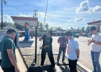 Tingkatkan Pengawasan BBM, Satreskrim Polres Way Kanan Kembali Monitoring SPBU