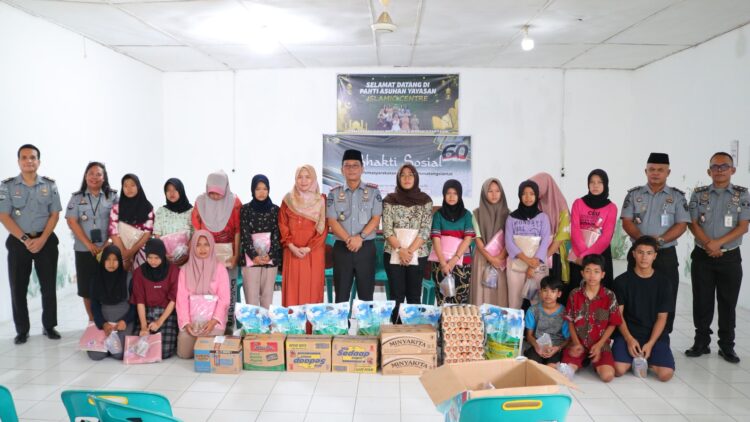 Ramadan Peduli, Lapas Kelas IIA Pematangsiantar Gelar Baksos Ke Yayasan Panti Asuhan Islamic Center