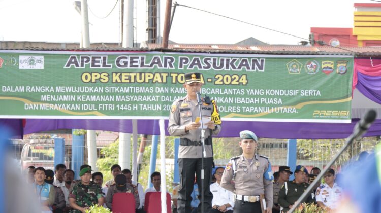 Polres Taput Siapkan 7 Pos Pengamanan Arus Mudik Dan Arus Balik Lebaran Hari Raya Idul Fitri 1445 H