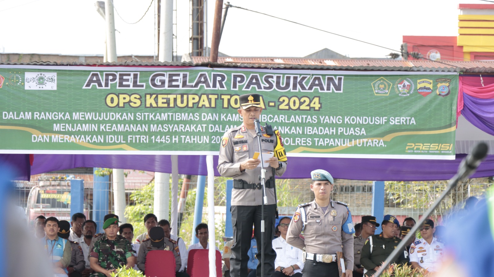 Polres Taput Siapkan 7 Pos Pengamanan Arus Mudik Dan Arus Balik Lebaran Hari Raya Idul Fitri 1445 H