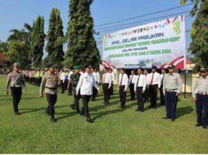 Amankan Mudik Lebaran, Polres Way Kanan Apel Gelar Pasukan Operasi Ketupat 2024