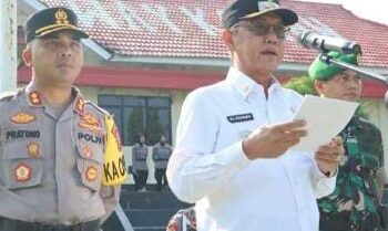Amankan Mudik Lebaran, Polres Way Kanan Apel Gelar Pasukan Operasi Ketupat 2024