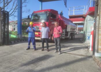 Polres Pematangsiantar Monitoring Pengisian BBM di SPBU Menjelang Hari Raya Idul Fitri, Cegah Kecurangan BBM