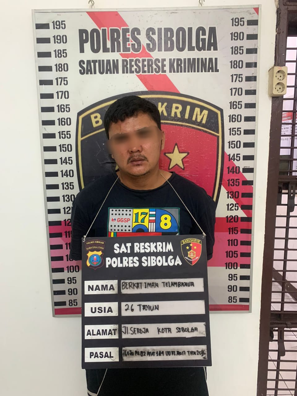 Pelaku Cabul Pelajar SD Di Toilet Sekolah Berhasil Diringkus Polres Sibolga 
