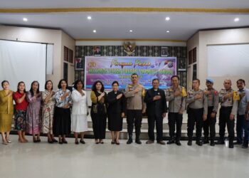 Keluarga Besar Polres Tapteng Rayakan Peringatan Paskah Tahun 2024