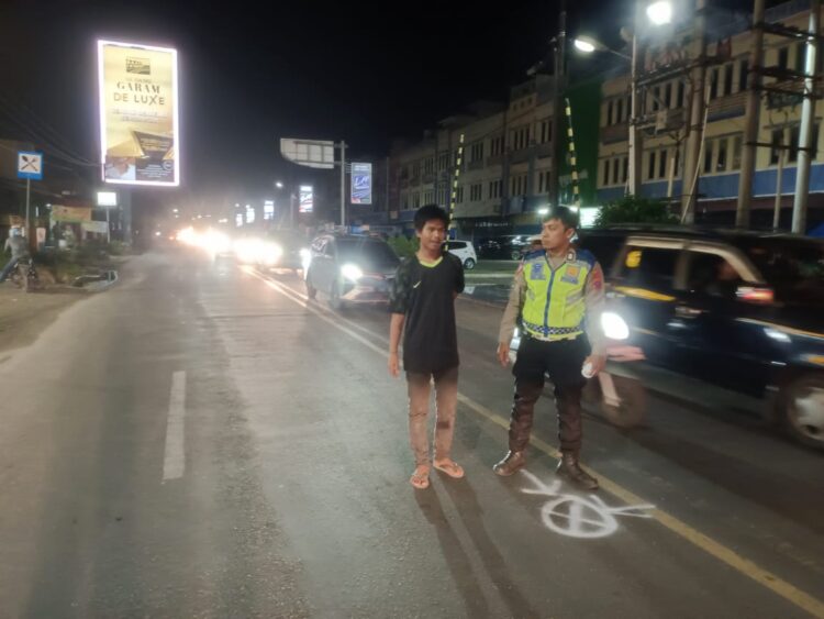 TKP di Depan Bioskop Cinepolis, 5 Orang Dilarikan Ke Rumah Sakit Usai Ditabrak Honda CBR 150 