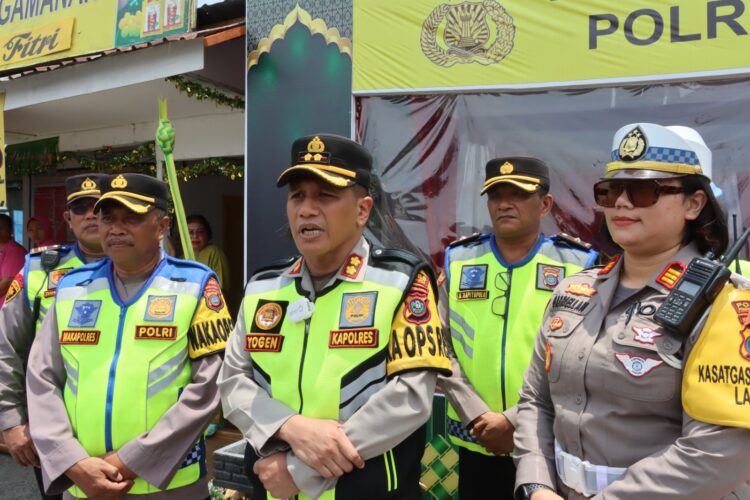 Kapolres Pematangsiantar Kembali Kunjungi Pos Pam Dan Yan Jelang Berakhirnya Ops Ketupat Toba 2024