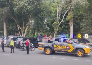 Ops Ketupat Toba 2024 Sat Samapta,  Polres Pematangsiantar Laksanakan Patroli Dialogis Dipusat Keramaian