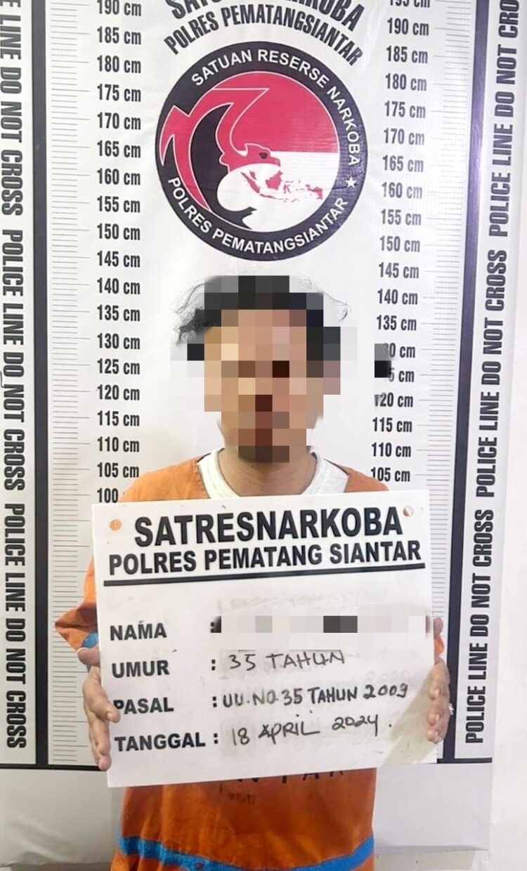 Pengendara Sepeda Motor Diringkus Di Jalan Aman Ujung, Sabu 1,39 Gram Disita Polres Pematangsiantar 
