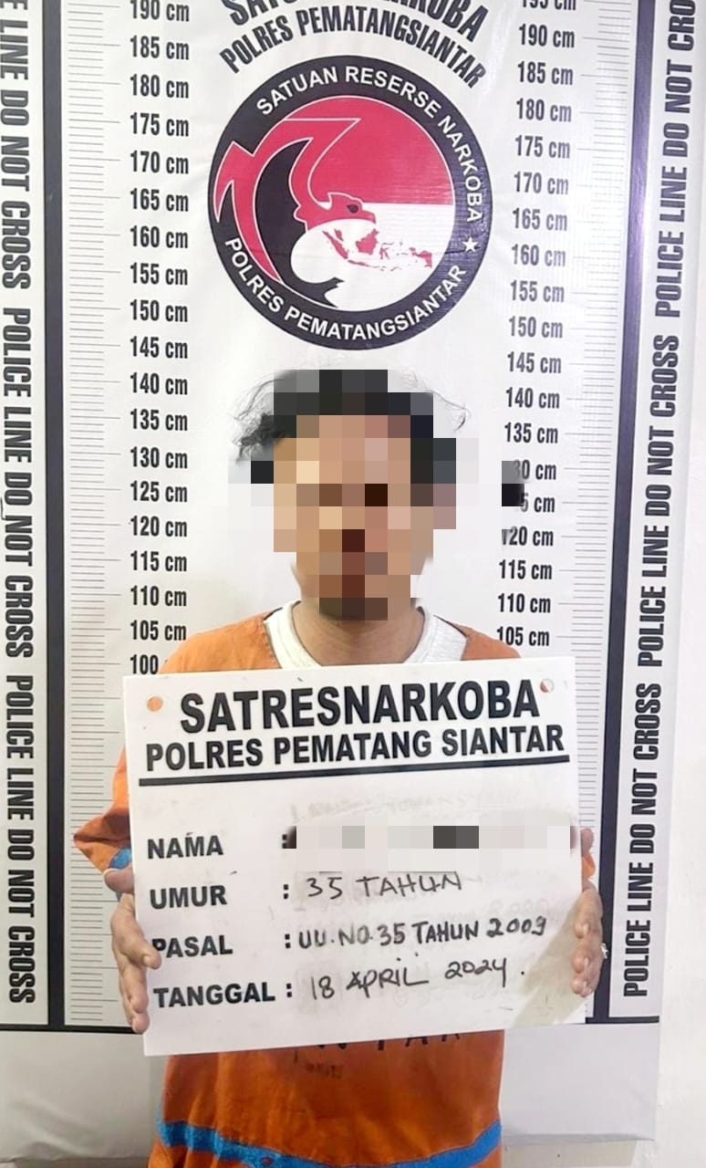 Pengendara Sepeda Motor Diringkus Di Jalan Aman Ujung, Sabu 1,39 Gram Disita Polres Pematangsiantar 