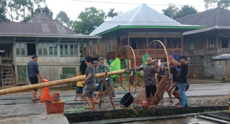 Pesta Budaya Sekura Pekon Canggu Diwarnai Aneka Hiburan Menarik