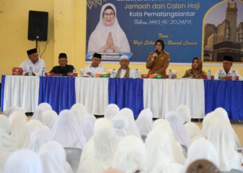 Wali Kota Membuka Bimbingan Manasik Jamaah Calon Haji Kota Pematangsiantar Tahun 1445 H/2024 M 