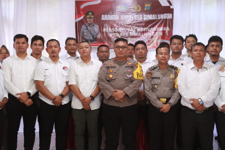 Kapolres Simalungun Perintahkan Penajaman Target Operasi dan Zero Tolerance Terhadap Keterlibatan Narkoba di Jajaran Resnarkoba