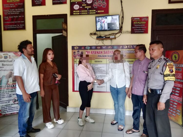 Polsek Siantar Barat Selesaikan Masalah Selisih Paham di Suzuya Melalui Mediasi