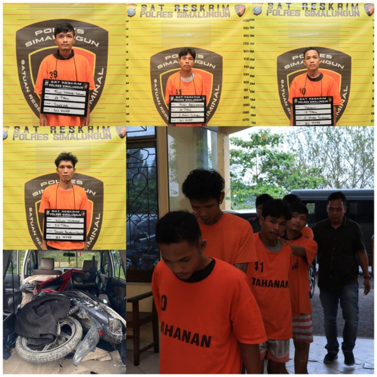 Polres Simalungun Dibantu Warga Berhasil Ungkap Kasus Pencurian Sepeda Motor di Nagori Raya Huluan