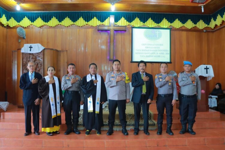 Kapolres Sibolga Rutin Memberi Pesan Kamtibmas Setiap Ibadah Minggu Di Gereja