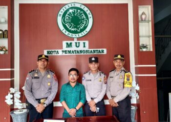 Pengurus MUI Apresiasi Sat Binmas Polres Pematangsiantar Rutin Sambang Kamtibmas