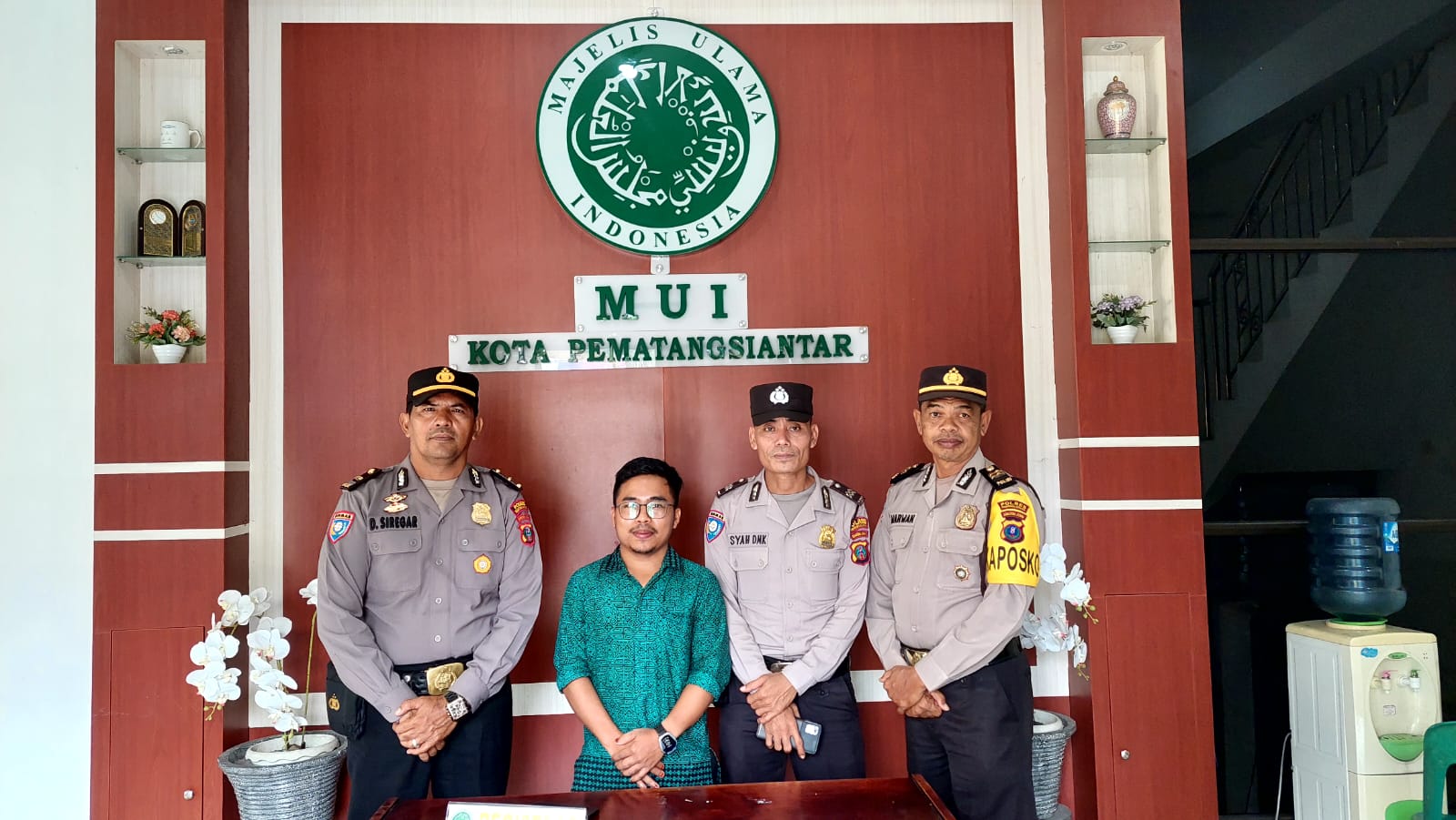 Pengurus MUI Apresiasi Sat Binmas Polres Pematangsiantar Rutin Sambang Kamtibmas