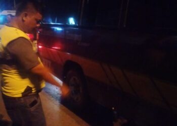Pemotor Tabrak Bus Sumatera Tapanuli Transport di Taput, 1 Tewas Dan 1 Luka
