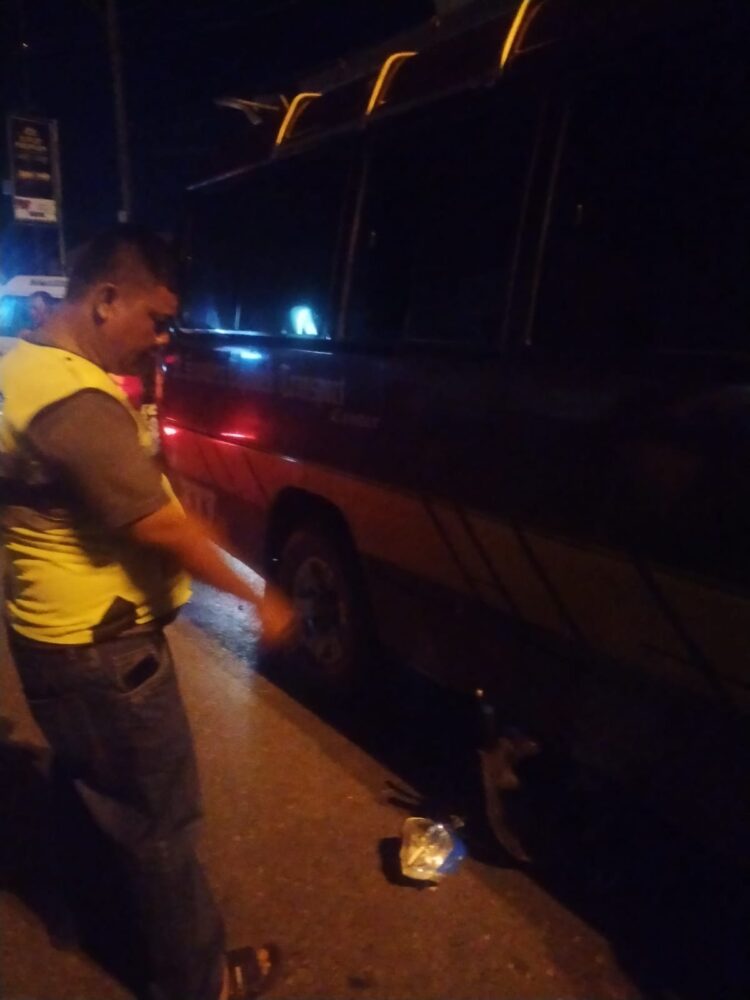 Pemotor Tabrak Bus Sumatera Tapanuli Transport di Taput, 1 Tewas Dan 1 Luka