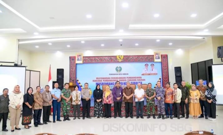 Sekda Kota Sibolga Buka Musrenbang RPJPD Kota Sibolga Tahun 2025-2045