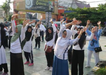 Wali Kota Pematangsiantar Senam Sehat Bersama Jamaah Calon Haji/Hajjah Tahun 2024