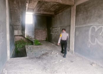 Polsek Siantar Selatan Patroli di Ruko Kosong Eks Rumah Potong