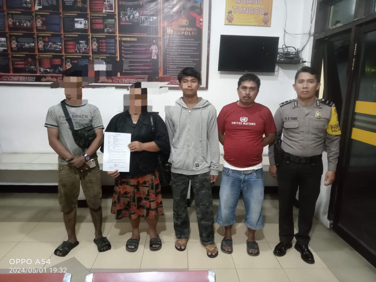 Polsek Siantar Utara Selesaikan Perkara Penganiayaan Yang Dipicu Selisih Paham dengan Mediasi