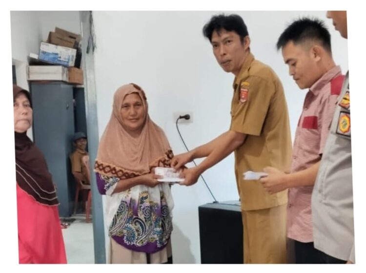 20 Warga Pekon Pajar Agung Menerima BLT Dana Desa Tahun 2024