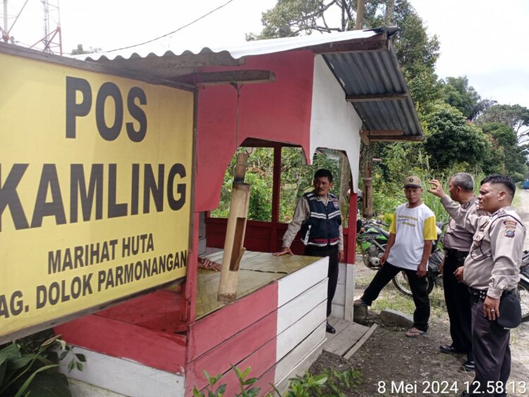 Sat Binmas Polres Simalungun Gencar Sosialisasi dan Aktivasi Poskamling di Kabupaten Simalungun