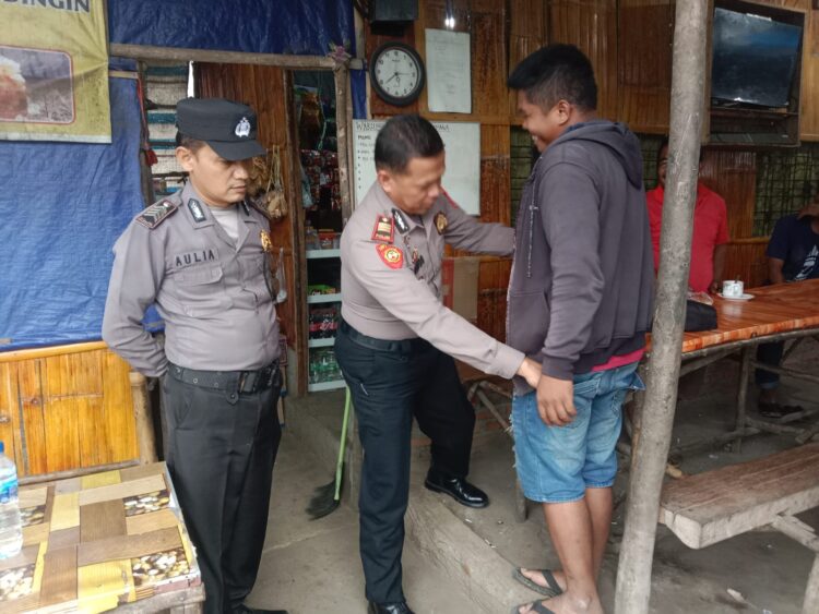 Polsek Raya Lakukan Pengecekan Lokasi Dugaan Peredaran Narkoba di Baringin Raya
