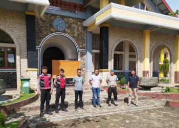 Berikan Rasa Aman Jemaat Gereja Beribadah, Polres Tapteng Rutin Laksanakan Pengamanan 