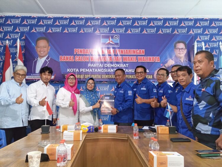 dr Susanti Dewayani SpA Resmi Daftar ke Partai Demokrat Kota Pematangsiantar 