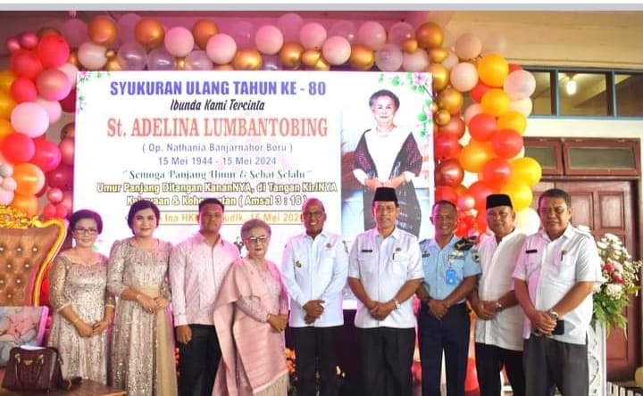 Walikota Sibolga Dan PJ Bupati Tapteng Hadiri Syukuran Ulang Tahun Ibunda Dandim 0211/TT