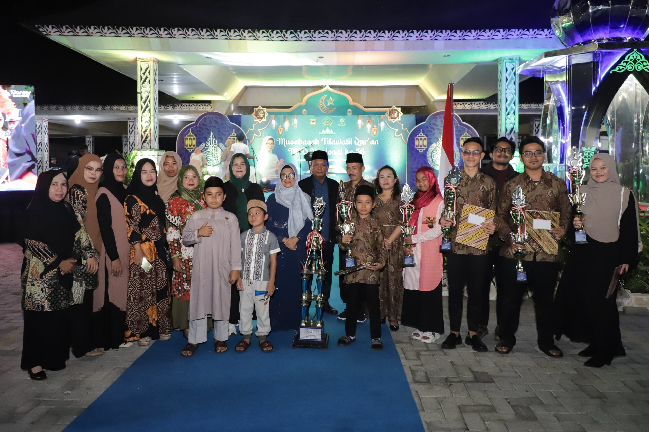  MTQN ke-56 Tingkat Kota Pematangsiantar, Kecamatan Sianțar Timur Berhasil Pertahankan Gelar Juara Umum