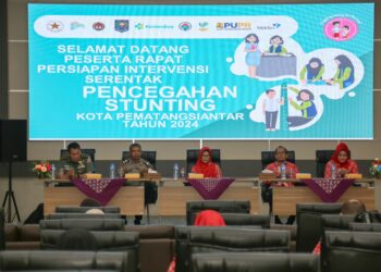 Wali Kota Pimpin Rapat Teknis Persiapan Intervensi Serentak Cegah Stunting Kota Pematangsiantar Tahun 2024