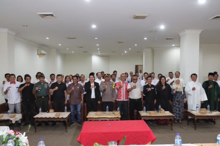 Polres Pematangsiantar Hadiri Pelantikan Anggota PPK Se-Kota Pematangsiantar
