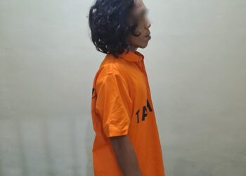 Pake Baju Orange, Pelaku Pencurian Cabe Diamankan Polsek Sibolga Sambas