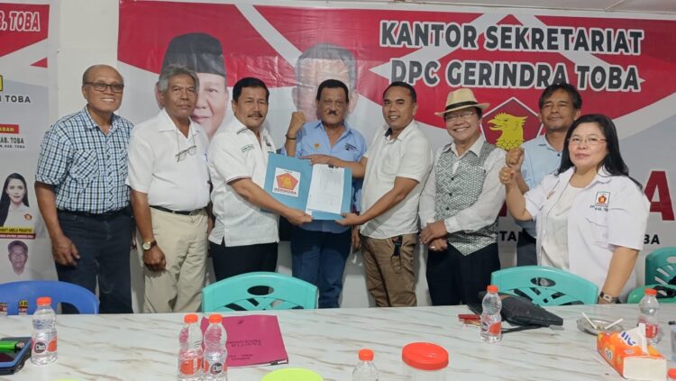 Mendaftar ke Partai Gerindra, Bacalon Thurman Hutapea : Visi-Misi kita Senafas dengan Pak Prabowo