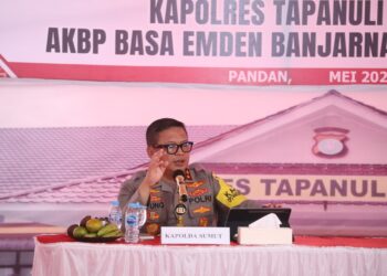  Pesan Kapolda Sumut, Polres Tapteng Harus Perangi Narkoba dan Jalani Tugas dengan Profesionalisme