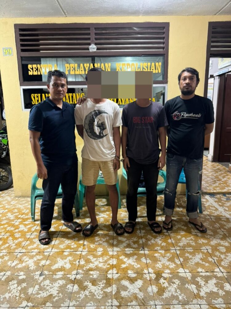 Polsek Siantar Selatan Amankan Dua Pelaku Pengeroyokan Di Mari Futsal
