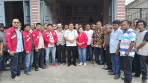 Menjelang Pilkada Toba, Bacalon Bupati Toba Thurman Hutapea Daftar ke PSI