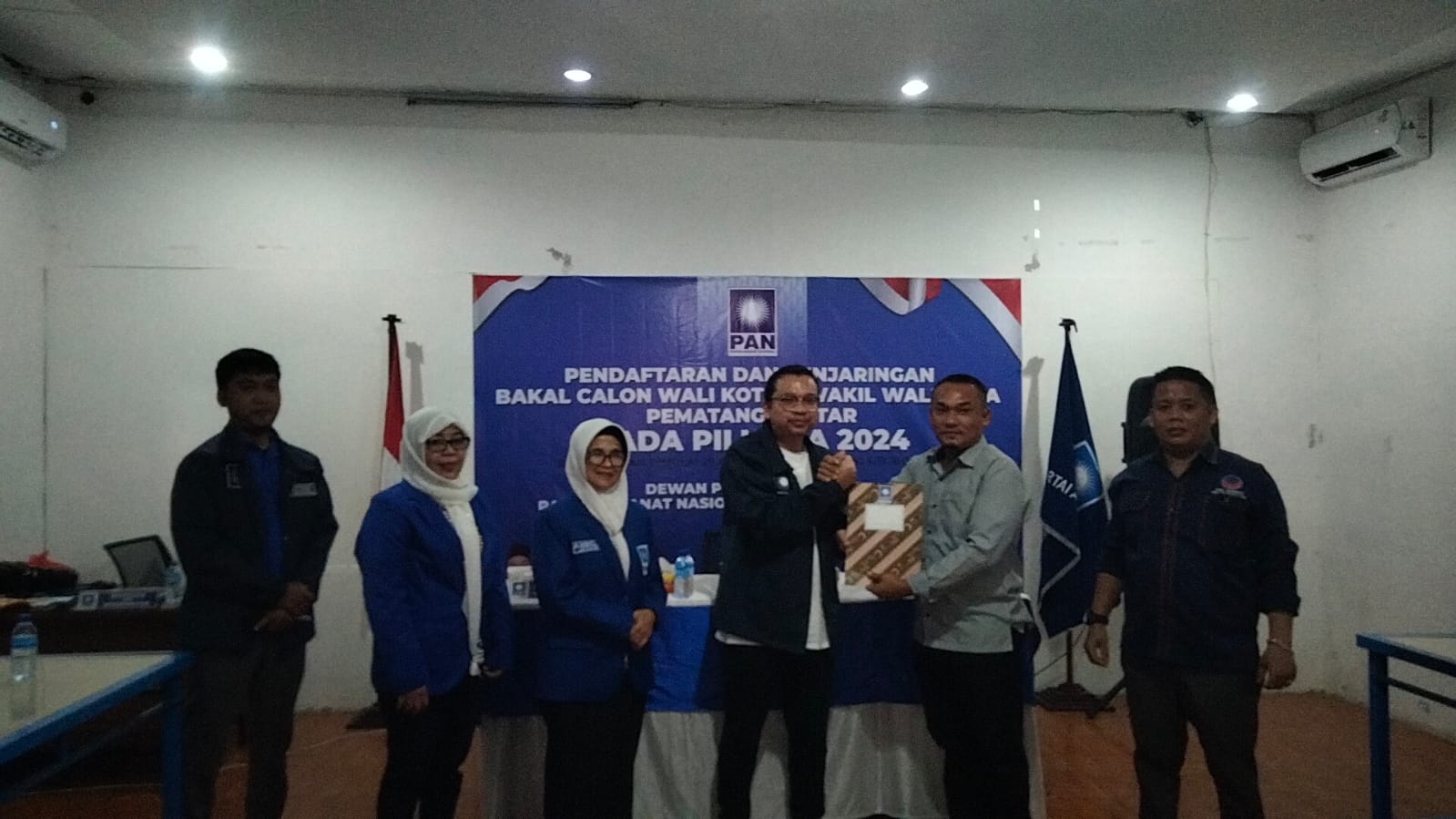dr Susanti Terima Pendaftaran Andilo E Siahaan Sebagai Bacalon Wali Kota Pematangsiantar ke PAN