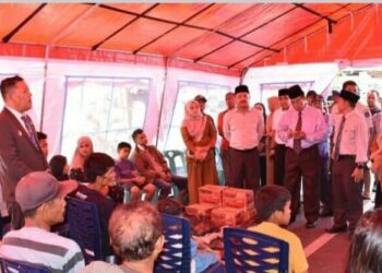 Wakil Walikota Sibolga Tinjau Langsung Lokasi Kebakaran Di Kelurahan Kota Beringin